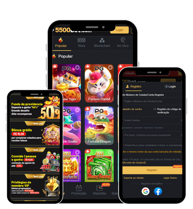 official 5500bet banner of how the app looks like